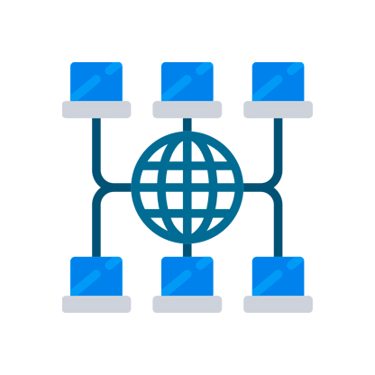 Icono portsist redes y conectividad